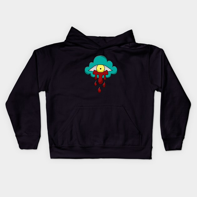 Eye of The Storm Kids Hoodie by Tr3shawn